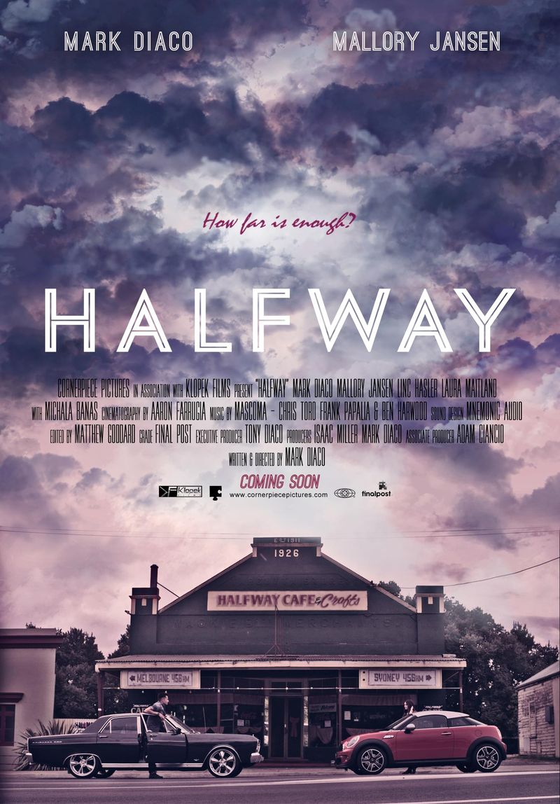 Halfway poster — Mark Diaco and Mallory Jansen