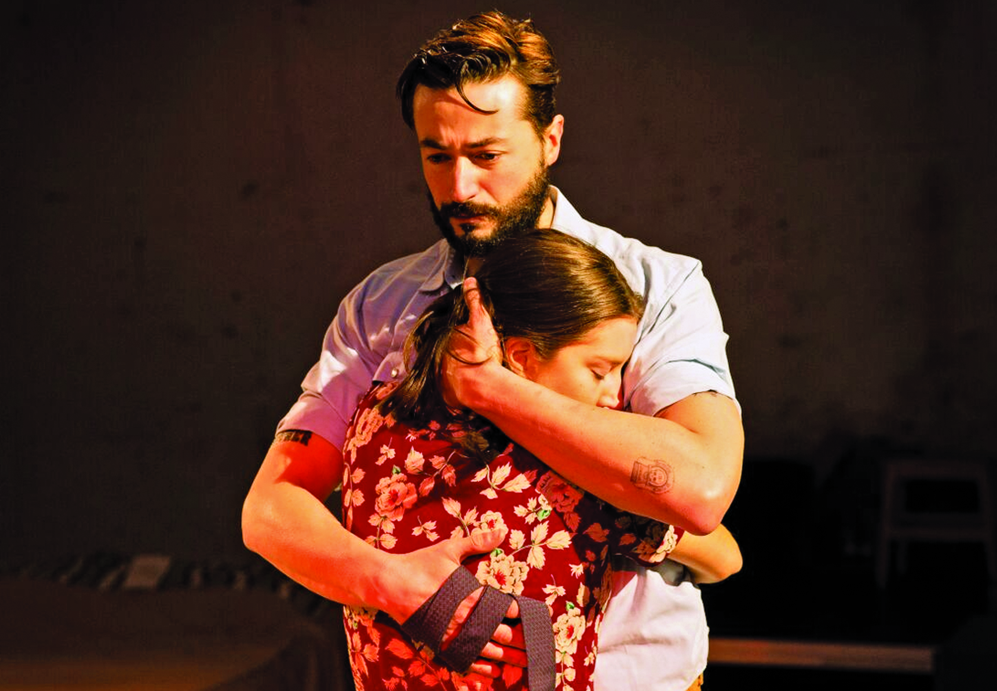 The Long Red Road production still