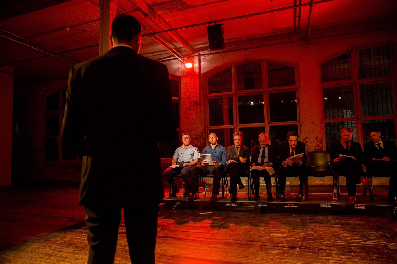 Reservoir Dogs cold read in red light, fortyfivedownstairs 2015