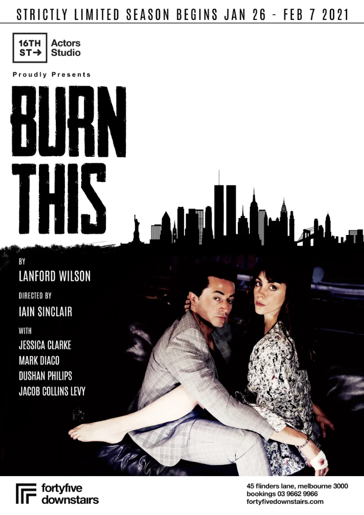 Burn This — poster / artwork